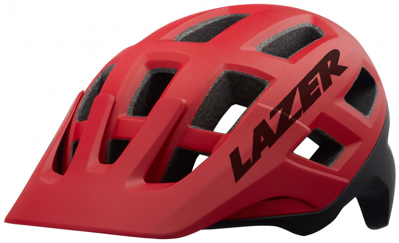 fietshelm Coyote unisex rood/zwart maat 58-61 cm