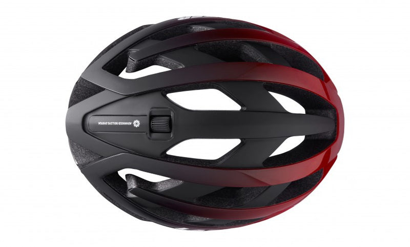 fietshelm Genesis unisex rood/zwart maat 52-56 cm