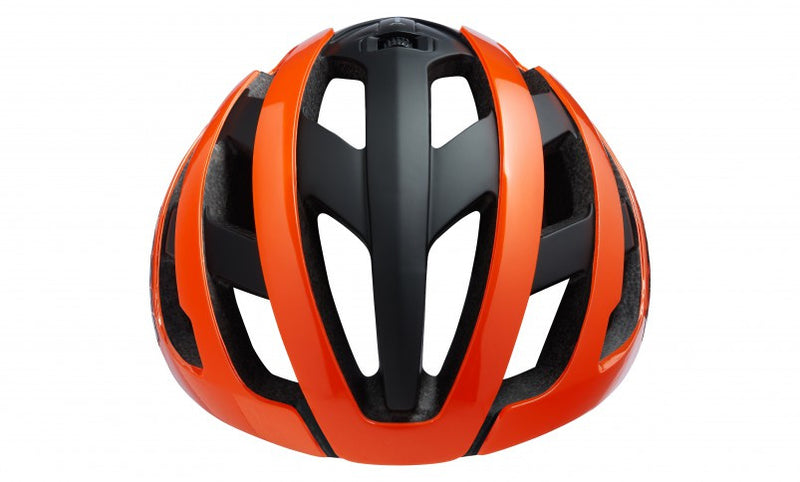 fietshelm Genesis unisex oranje/zwart maat 52-56 cm