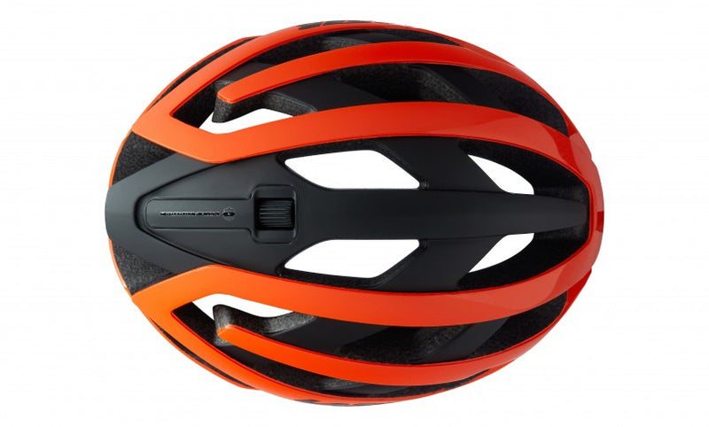 fietshelm Genesis unisex oranje/zwart maat 52-56 cm