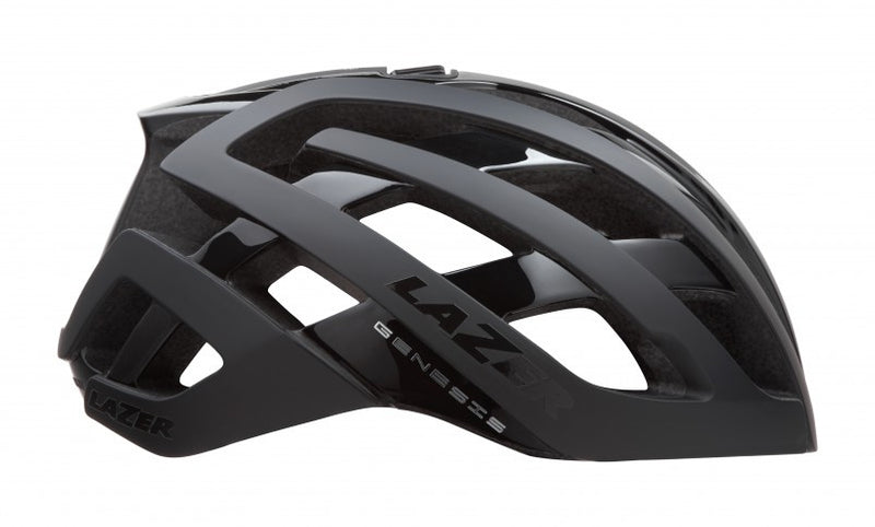 fietshelm Genesis unisex zwart maat 52-56 cm