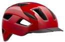 fietshelm Lizard polycarbonaat rood maat 55-59 cm