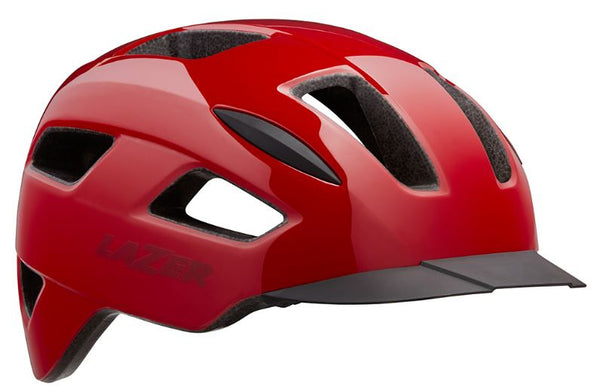 fietshelm Lizard polycarbonaat rood maat 58-61 cm