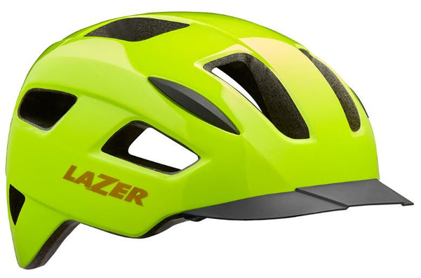 fietshelm Lizard Mips polycarbonaat geel maat 55-59 cm