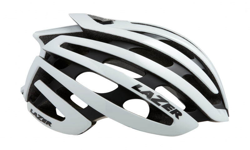 racefiets helm Z1 EPS-schuim wit 4-delig maat 58-61 cm