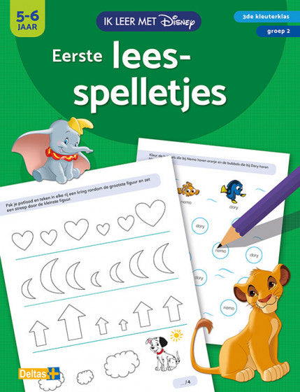 Ik leer met Disney - Eerste leesspelletjes (5-6 j.)