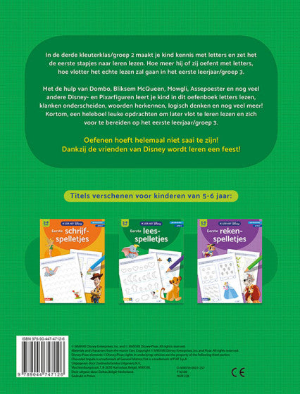 Ik leer met Disney - Eerste leesspelletjes (5-6 j.)