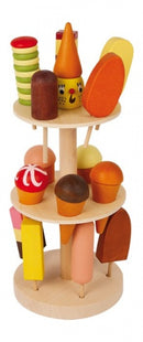 small foot - Houten Ijsstandaard - 12 ijsjes