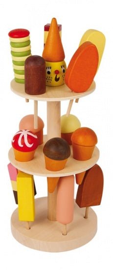 small foot - Houten Ijsstandaard - 12 ijsjes