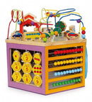 Small Foot - Houten Activiteitenkubus en Motoriekspiraal Expeditie