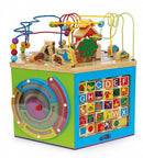 Small Foot - Houten Activiteitenkubus en Motoriekspiraal Expeditie