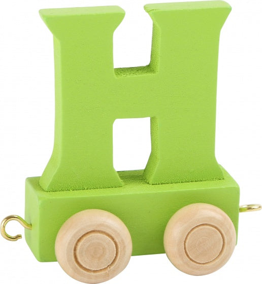 treinletter H groen 6,5 cm