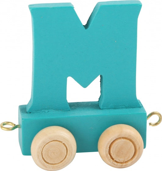 Small Foot - Houten Lettertrein Rood - O - 12 stuks