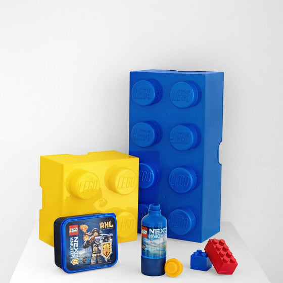 broodtrommel Nexo Knights junior 16 x 14 cm blauw