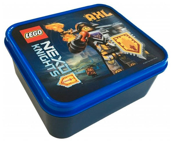 broodtrommel Nexo Knights junior 16 x 14 cm blauw