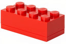 LEGO Opbergbox: mini brick 8 rood