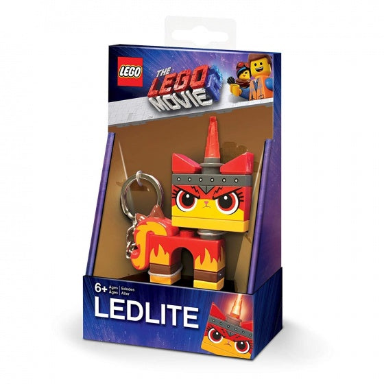 Movie 2: Angry Kitty sleutelhanger met licht 7 cm rood