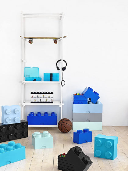 Opbergbox LEGO - brick 4 zwart - LEGO License