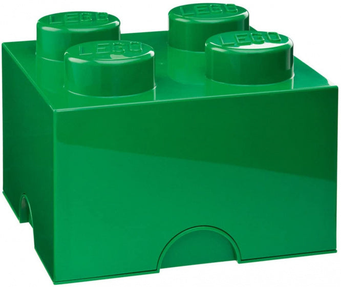 opbergsteen 4 noppen 25 x 18 cm polypropeen groen