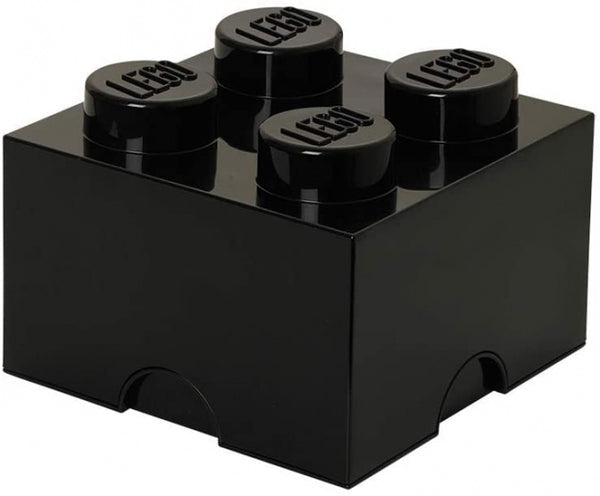Opbergbox LEGO - brick 4 zwart - LEGO License