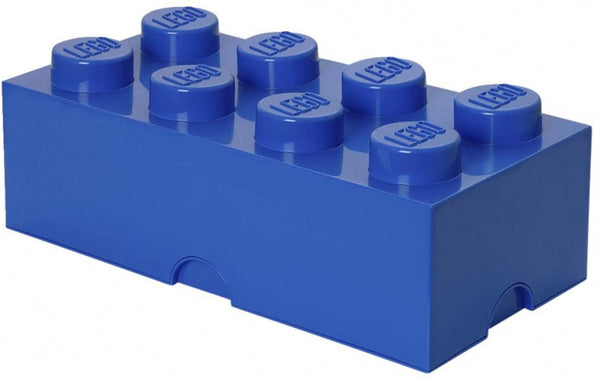 opbergsteen 8 noppen 25 x 50 cm polypropeen blauw
