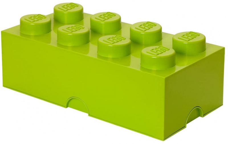 opbergsteen 8 noppen 25 x 50 cm polypropeen lime