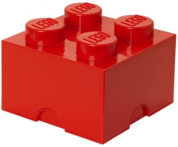 opbergsteen Movie II 4 noppen 25 x 18 cm PP rood