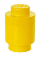 opbergsteen rond 1 nop 12,3 x 18 cm polypropeen geel