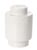 opbergsteen rond 1 nop 12,3 x 18 cm polypropeen wit