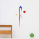 wandhaken 4,7-9,4 cm PP rood/geel/blauw 3 stuks