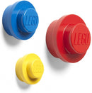 wandhaken 4,7-9,4 cm PP rood/geel/blauw 3 stuks