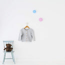 wandhaken 4,7-9,4 cm PP roze/wit/blauw 3 stuks