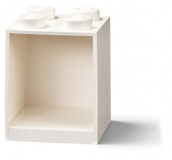 wandschap 4 noppen 16 x 16 x 21 cm polypropyleen wit