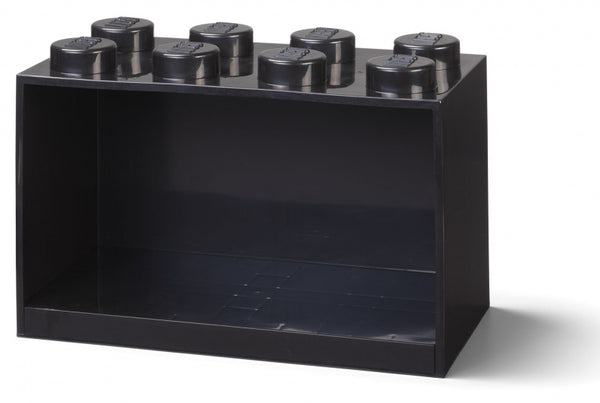 wandschap 8 noppen 32 x 16 x 21 cm polypropyleen zwart