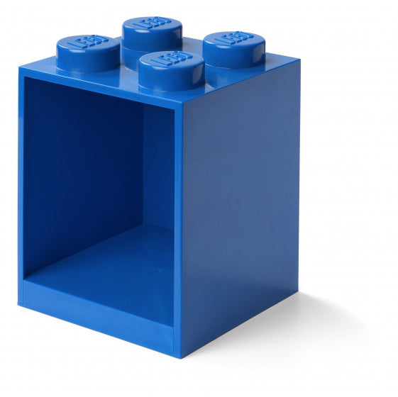 wandschap 4 noppen 16 x 16 x 21 cm polypropyleen blauw