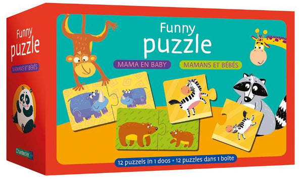 legpuzzel mama en baby junior karton 24 stuks