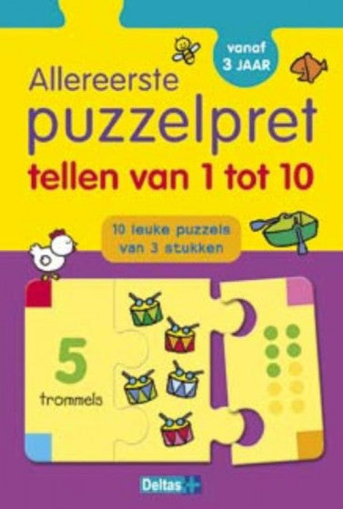 legpuzzel Tellen van 1 tot 10 puzzelpret 30 stukjes