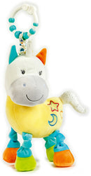 rammelaar eenhoornpaard Giochino junior 28 cm pluche