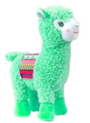 knuffellama Lama Medio junior 20 cm pluche groen