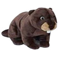 knuffelbever junior 30 cm pluche bruin