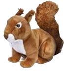 knuffeleekhoorn junior 30 cm pluche bruin