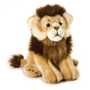 knuffelleeuw junior 25 cm pluche lichtbruin/bruin