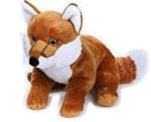 knuffelvos junior 30 cm pluche bruin