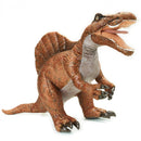 knuffeldino Velociraptor junior 77 x 37 cm pluche oranje
