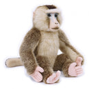 knuffelmakaak junior 25 cm pluche bruin/beige