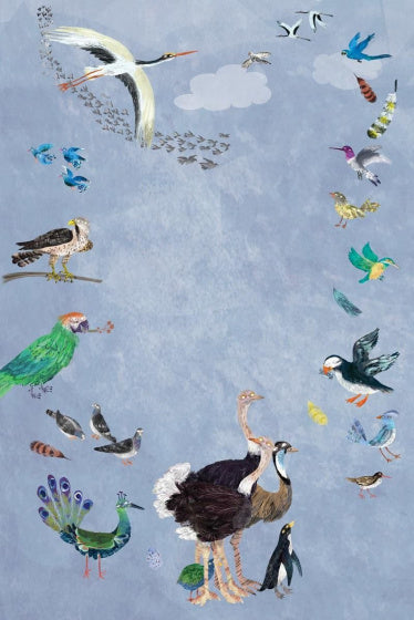 stickerboek Het Vrolijke Vogel Boek 30,5 x 20,7 cm