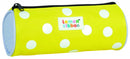 etui Panda meisjes 21 x 8 cm polyester geel/wit
