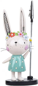 fotohouder konijn junior 18 x 8 x 5 cm RVS