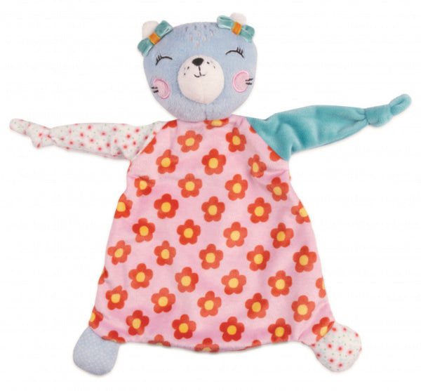 knuffeldoekje Kat junior 27,8 cm polyester roze