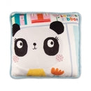 kussen junior 35 x 35 cm polyester wit/geel